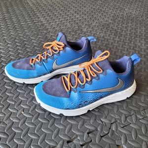 Nike Vapor Speed Turf Shoes, Blue, Men's size 10.5.